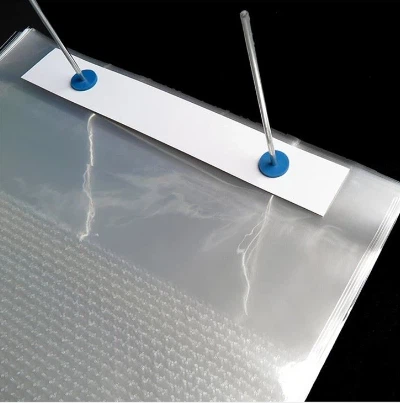 Food grade hook ventilated micro-perforated plastic bags