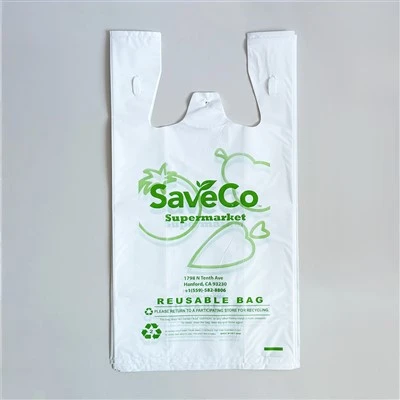 logolu plastik tişört poşetleri